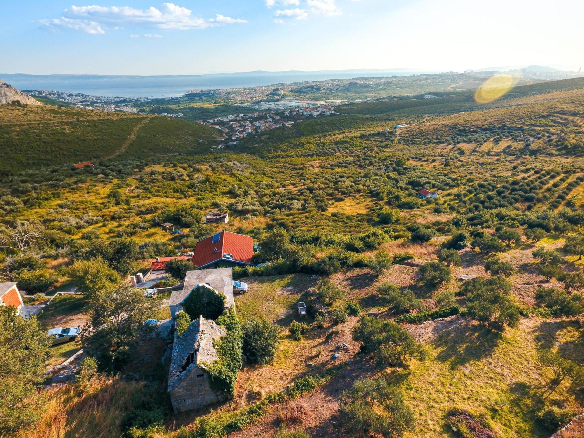 Olive Garden House In Zrnovnica With A View & Bbq Villa Exterior photo